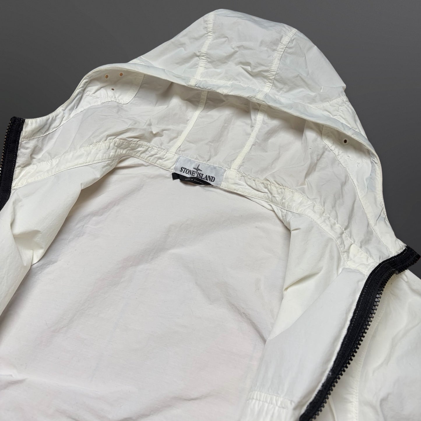 Stone Island Jakke Jacket Overshirt Hvid White M Medium