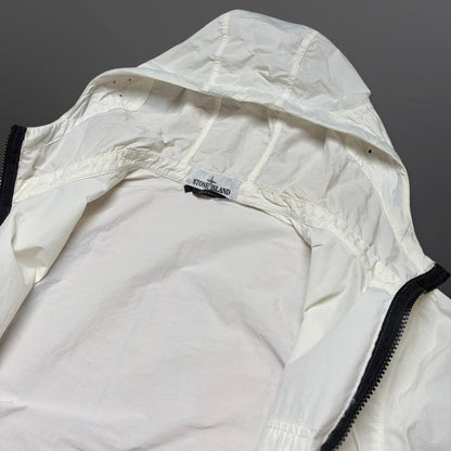 Stone Island Jakke Jacket Overshirt Hvid White M Medium