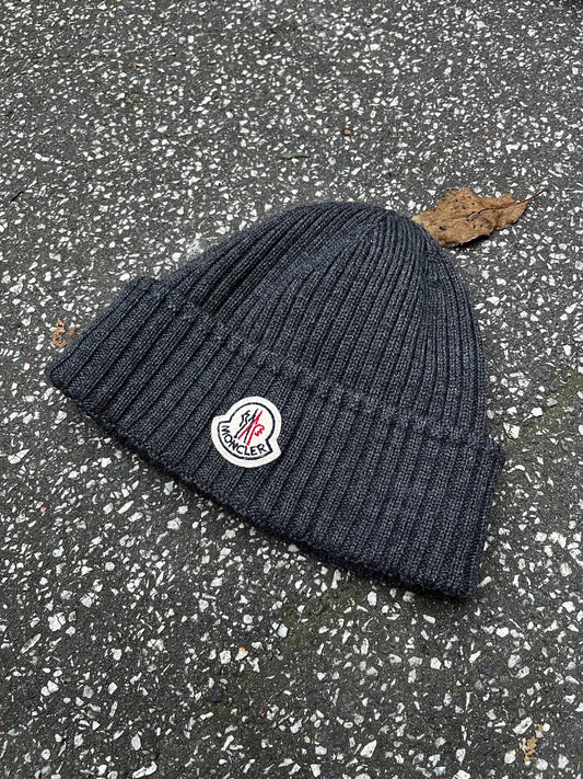 Moncler beanie hat hue i grå One size unisex