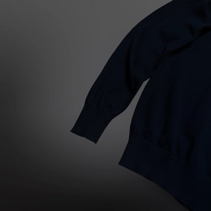 Stone Island Quarter Zip Sweater Sweatshirt Træje – Sort (S)