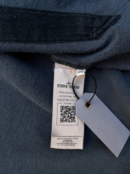 Stone Island Zip up Hoodie Hættetrøje i XXL Mørkegrå