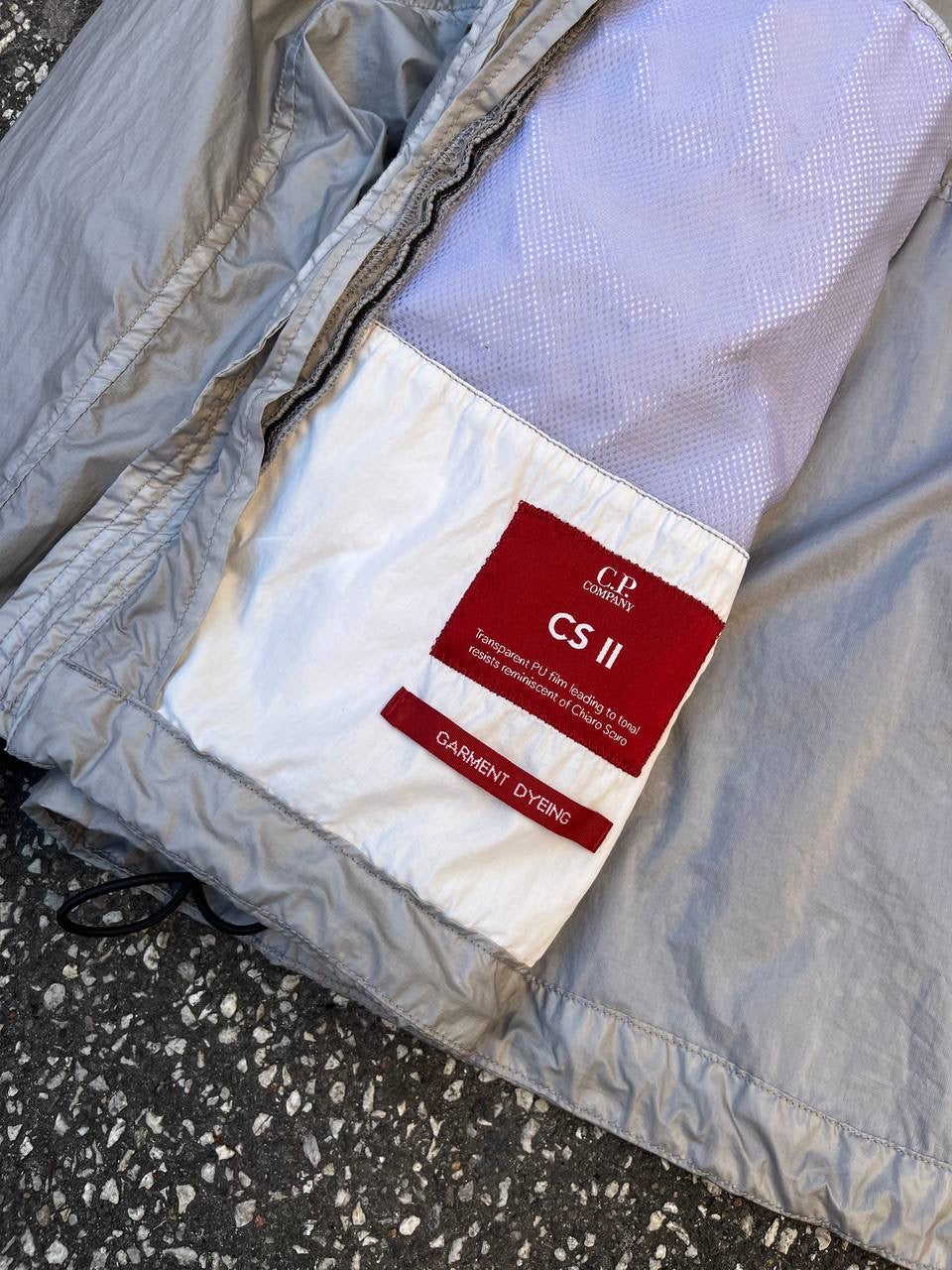 C.P. Company CS II Jakke i Large L silver Brand New