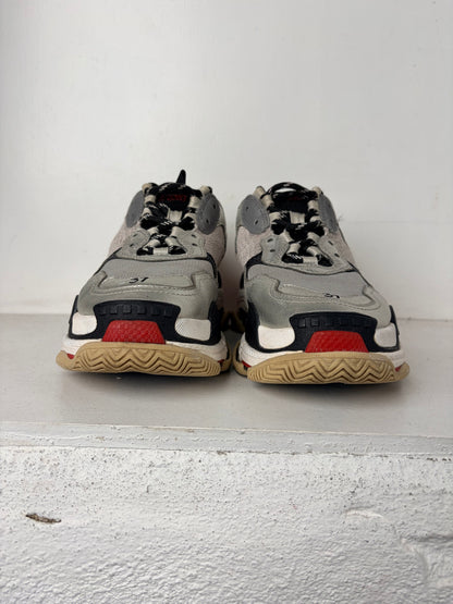 Balenciaga Triple S ‘Silver Red’ – Size 37