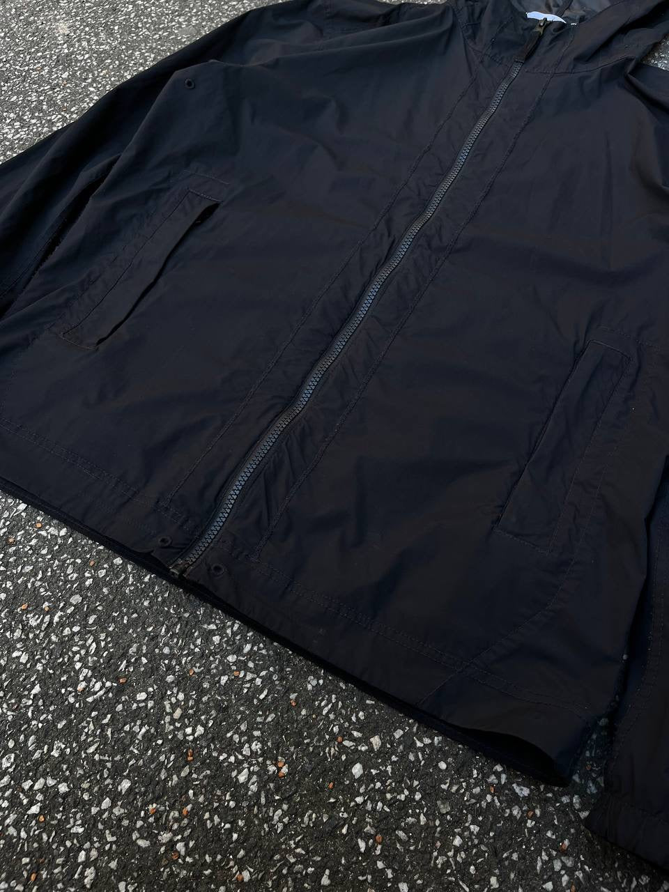 Stone Island Regnjakke Skin Touch Nylon TC Sort S Small