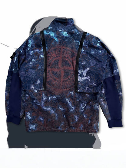 Vindbreaker Stone Island Heat Reactive Used Brugt Jakke Vest 2in1 Ice Jacket i L large