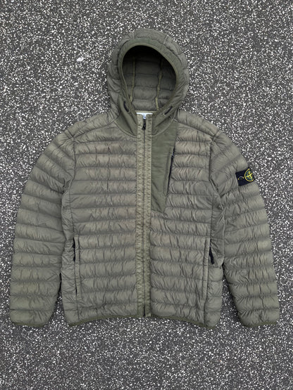 Stone Island Lightweight Down Jacket Olive Green, Str. L