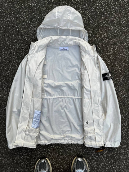 Stone Island Jakke Naslan Light Watro Hvid Medium