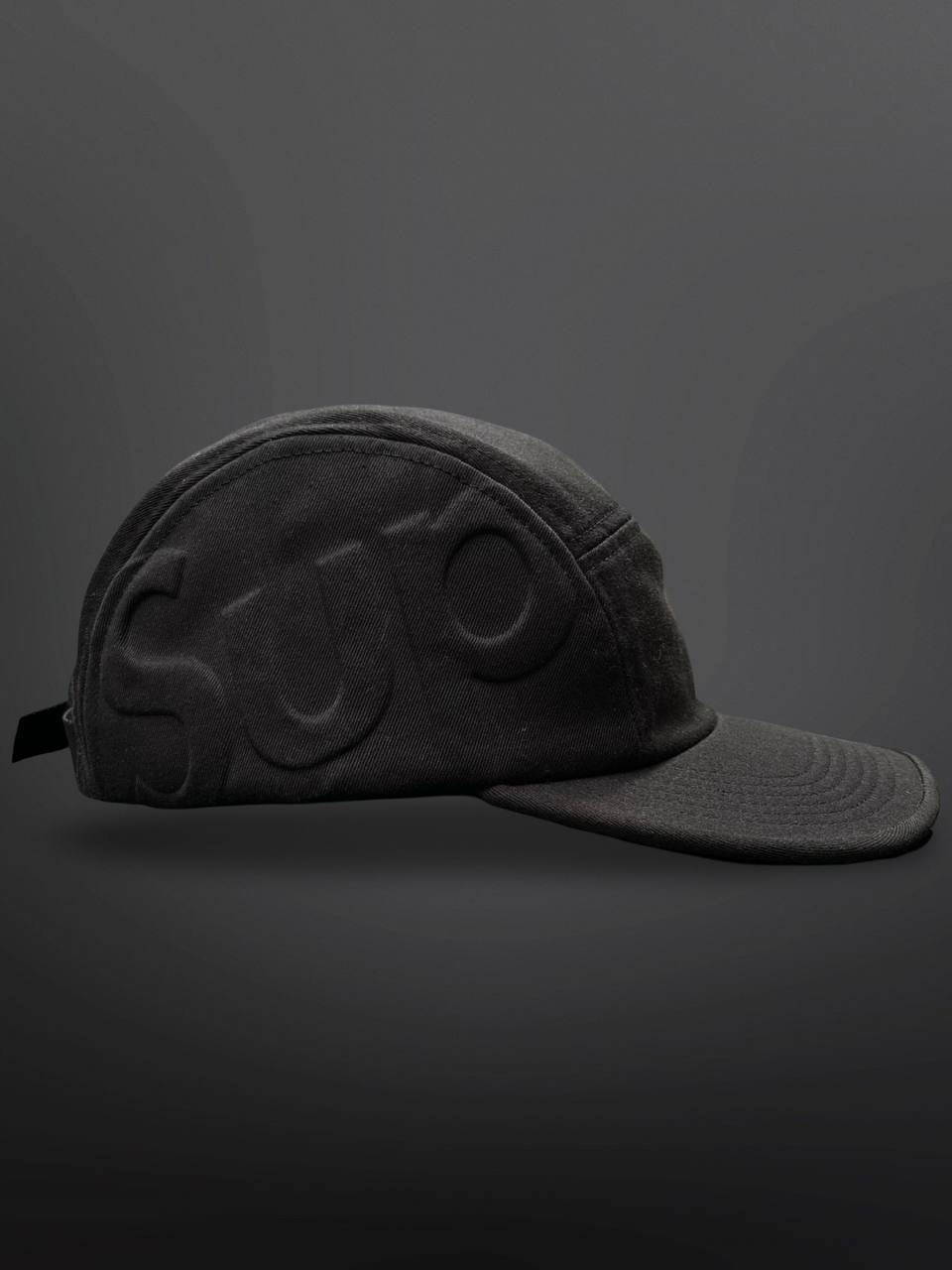 Supreme 5 Panel Cap Big Logo Sort Brand New