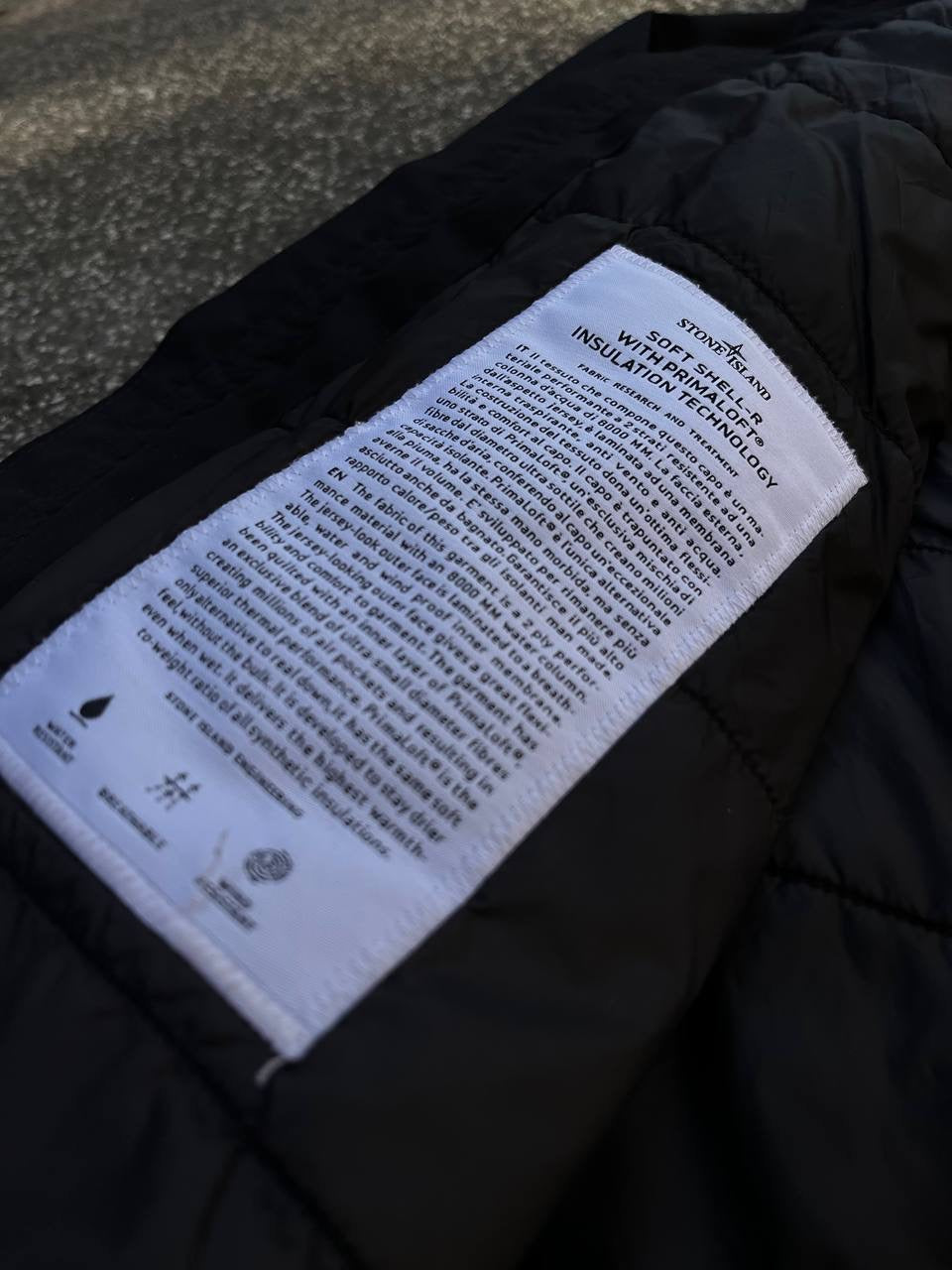 Stone Island Jakke Soft Shell With Prima Loft Insulation Technology M Medium Sort