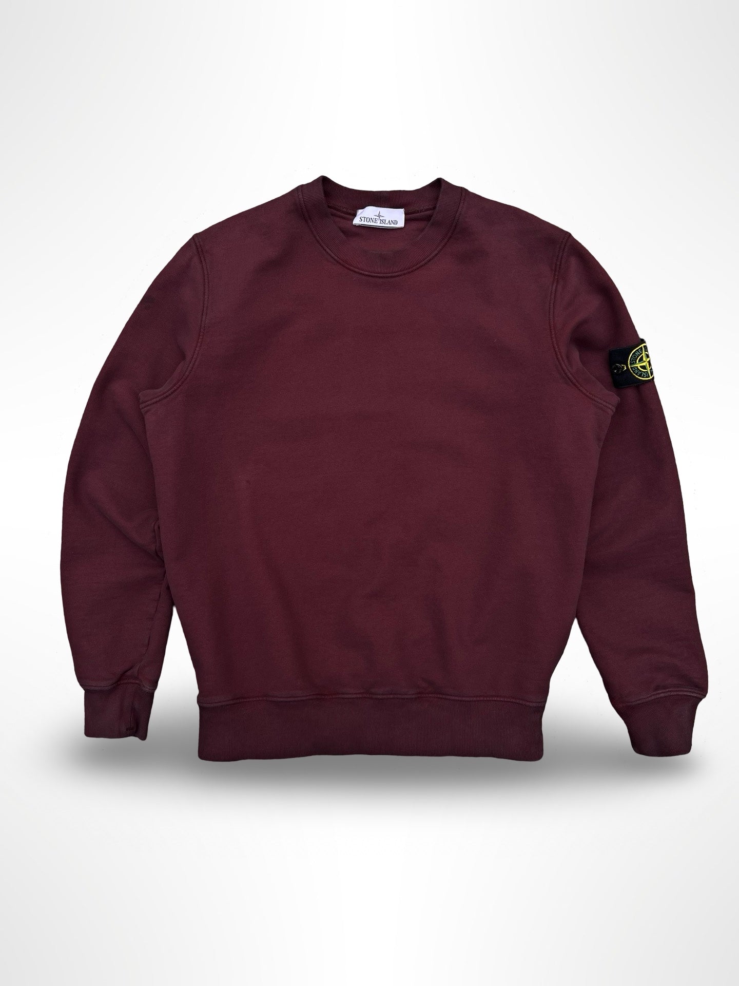 Stone Island Sweatshirt Burgundy Large Brugt 771563020