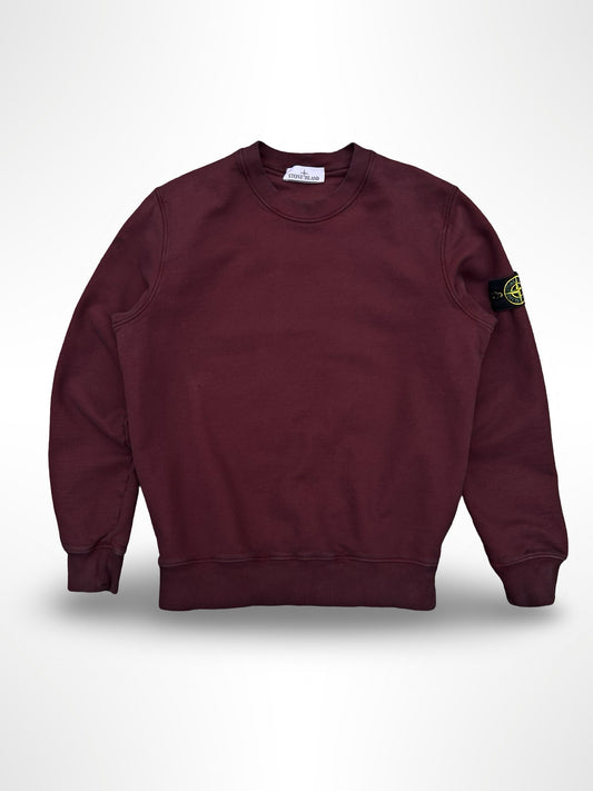 Stone Island Sweatshirt Burgundy Large Brugt 771563020