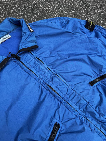Stone Island Crinkle Reps NY Jakke – Blå – Str. L (Large)