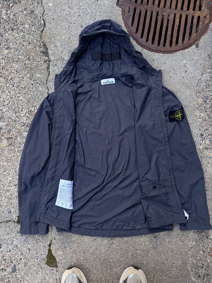 Stone Island Skin Touch Nylon-TC Hooded Jacket – Dark Grey – Medium