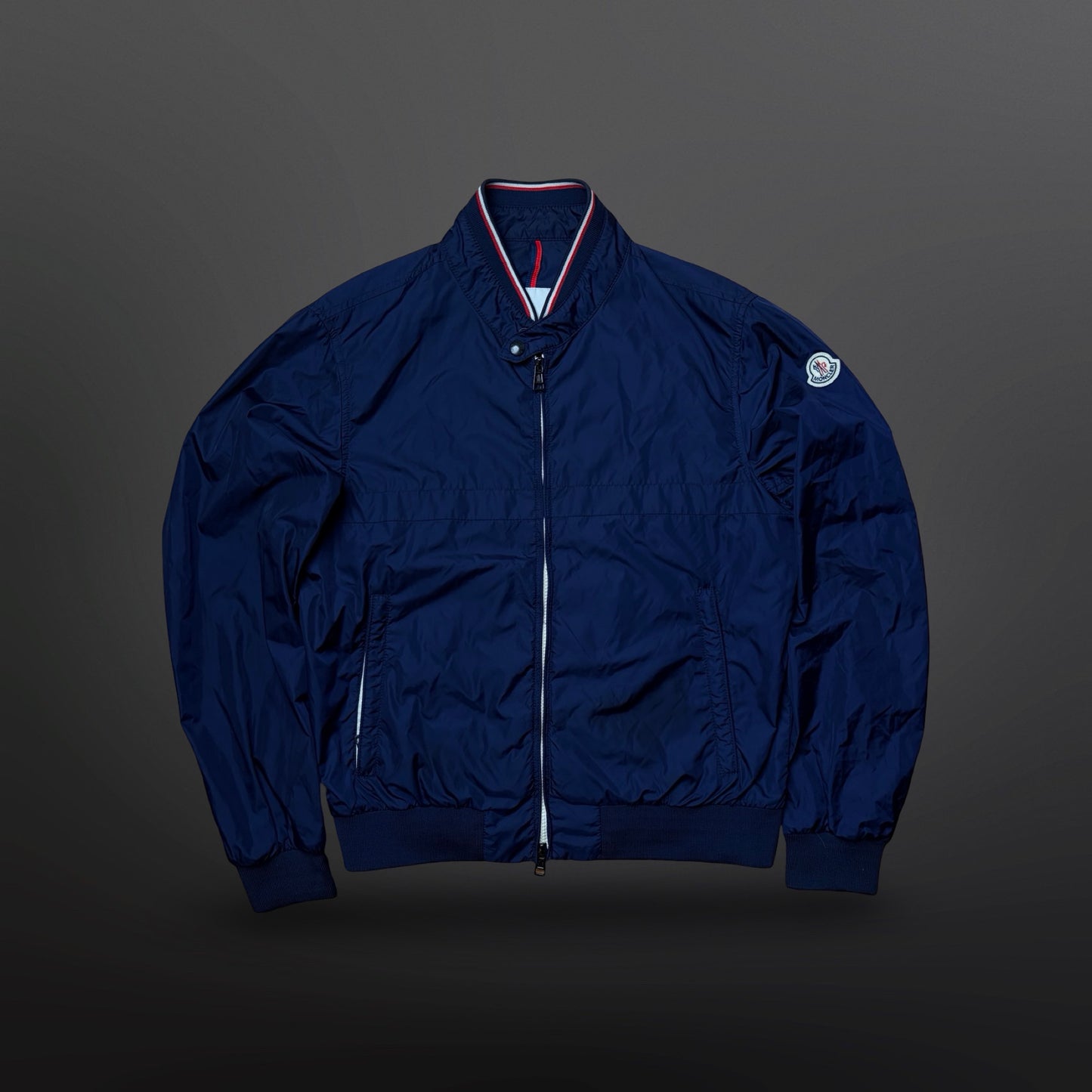 Moncler Vindjakke / Windbreaker – Navy (Str. 2 / fits S)