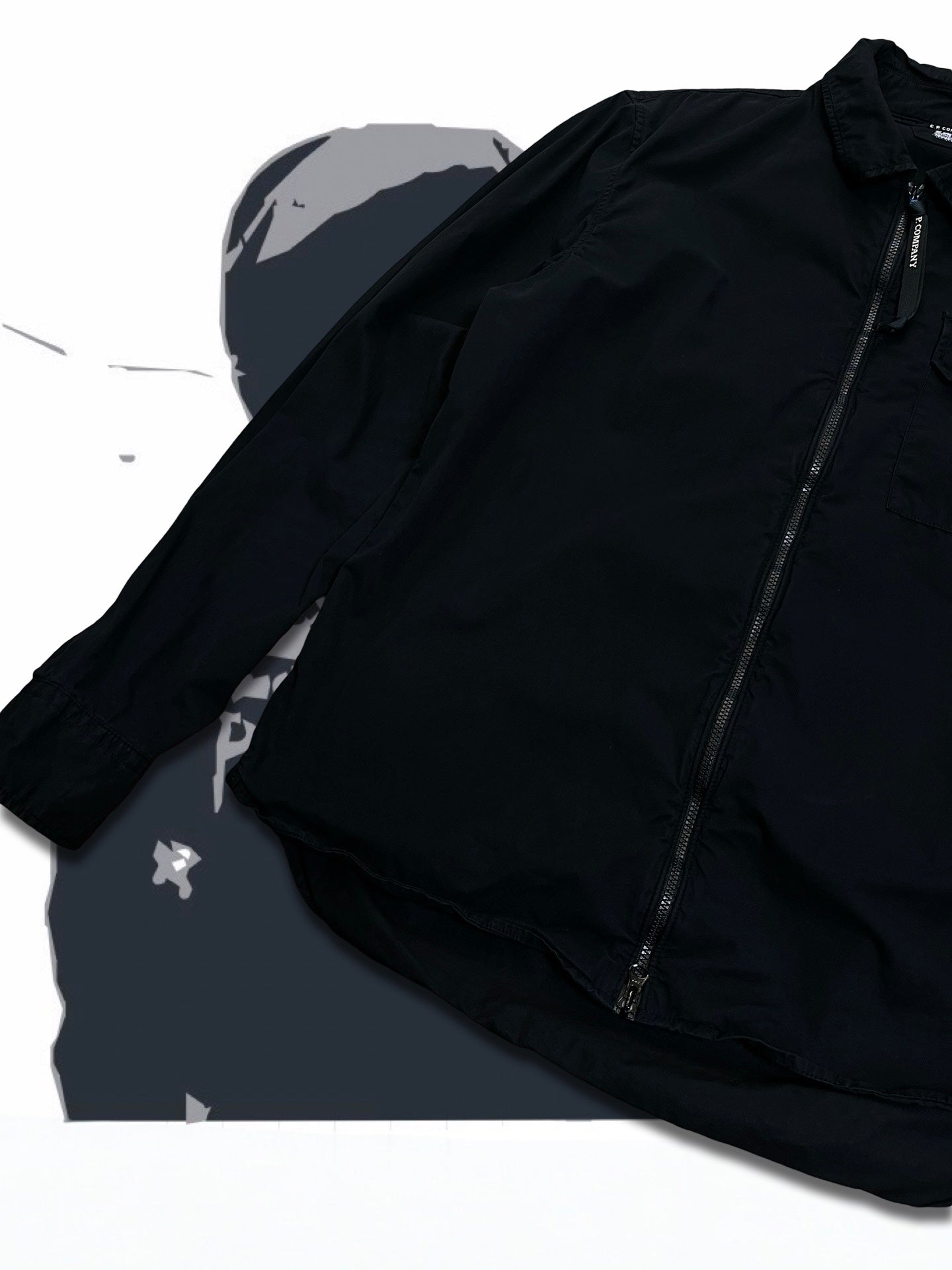 Brugt Used C.P.Company Overshirt i Sort black S small