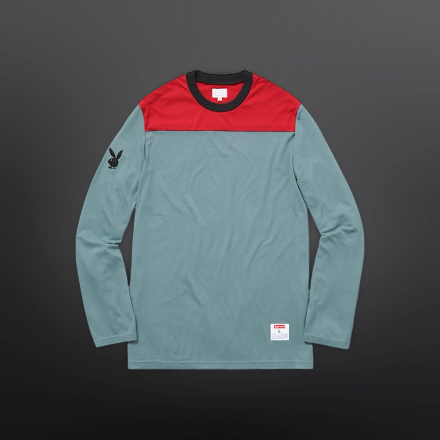 Supreme x Playboy Longsleeve T-shirt – Grøn Rød – Str. M Medium