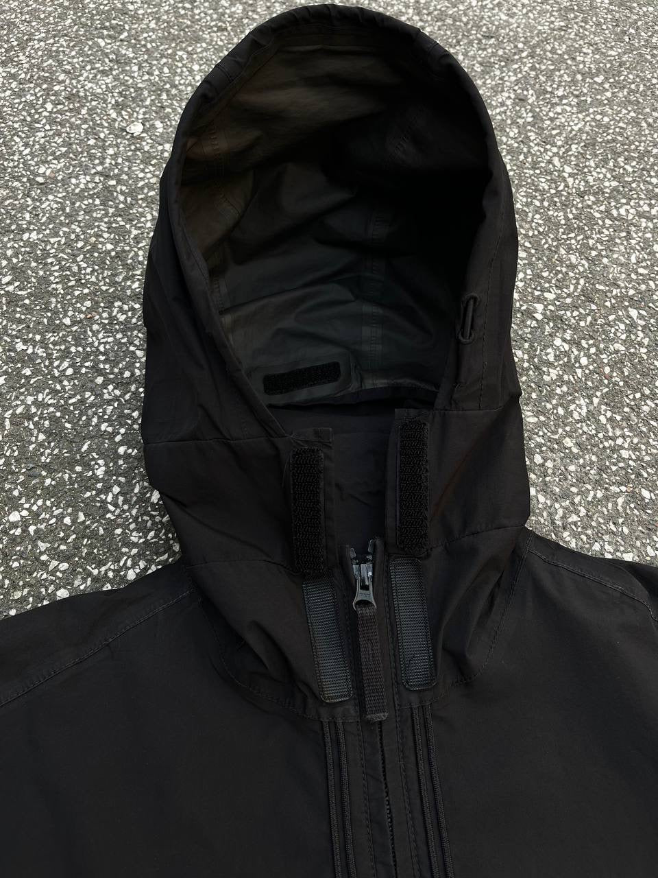 Stone Island Regnjakke Gore-Tex  Paclite L Large Sort