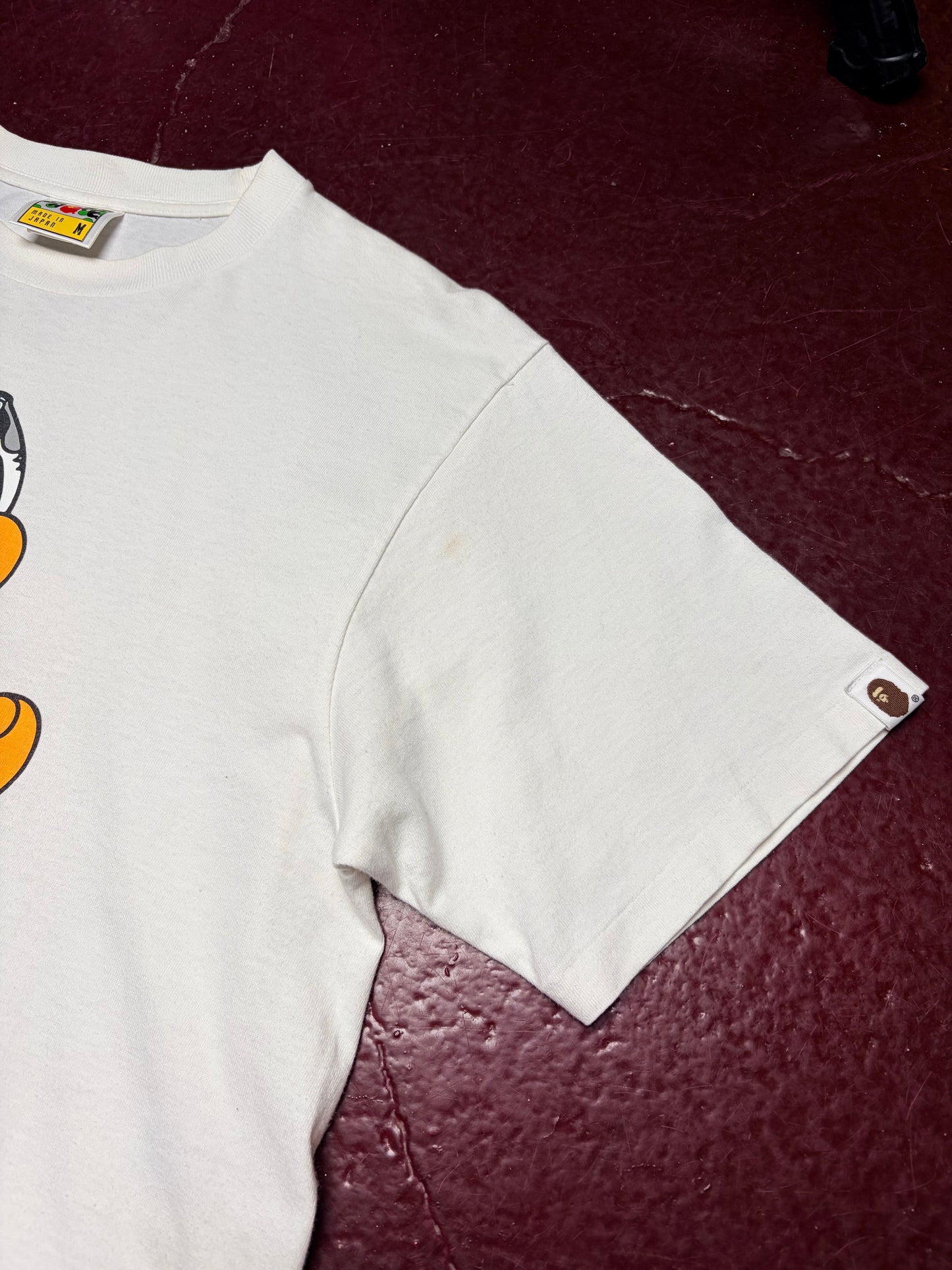 A Bathing Ape Classic Milo Shark Tee – White – Size M