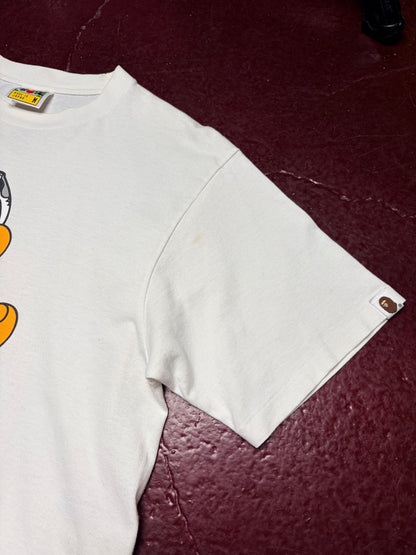 A Bathing Ape Classic Milo Shark Tee – White – Size M