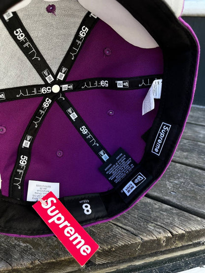 Supreme Cap New Era Brand New lilla størrelse 8 63,5cm