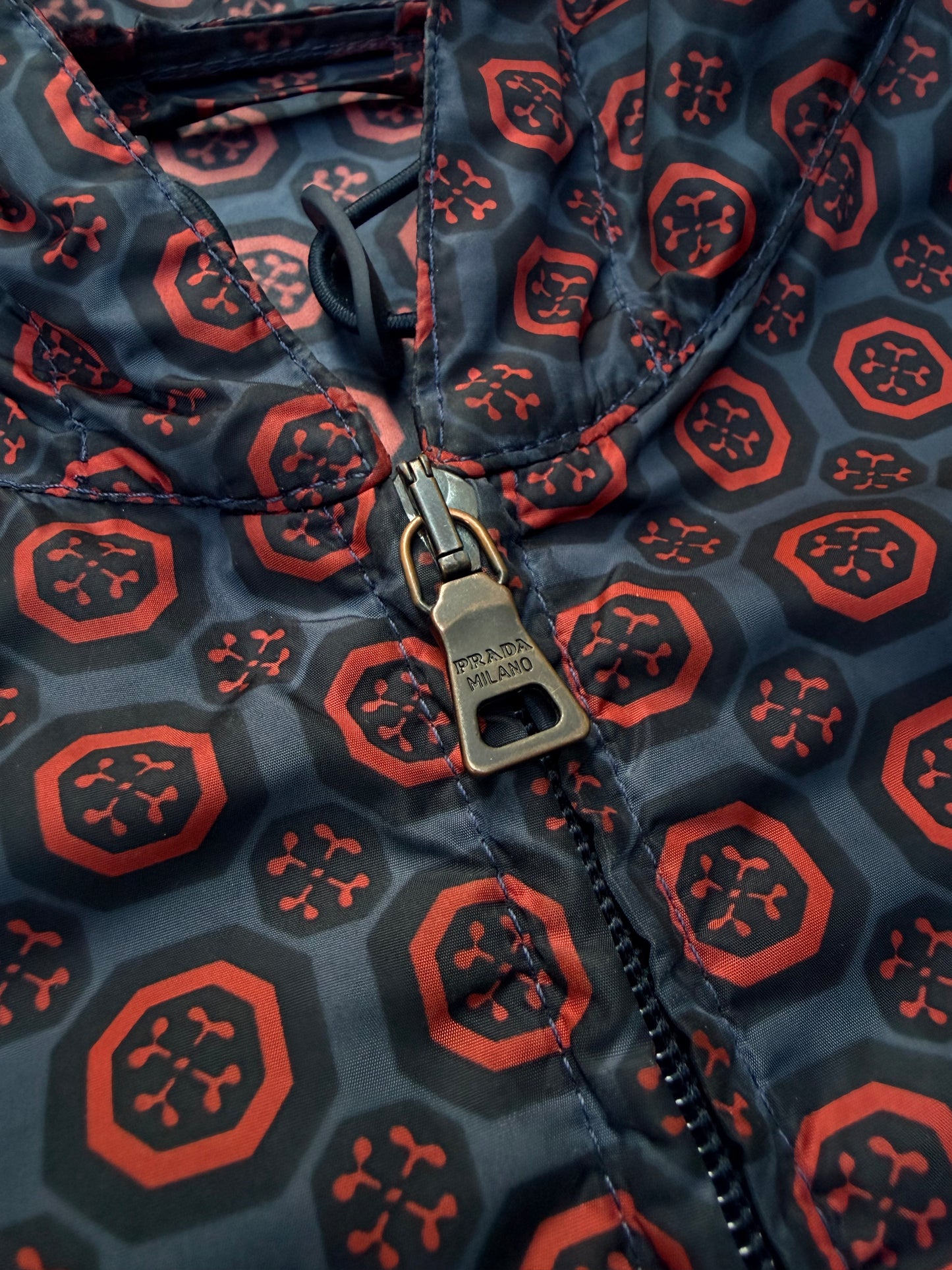 Prada Archive Patterned Nylon Jacket – Medium