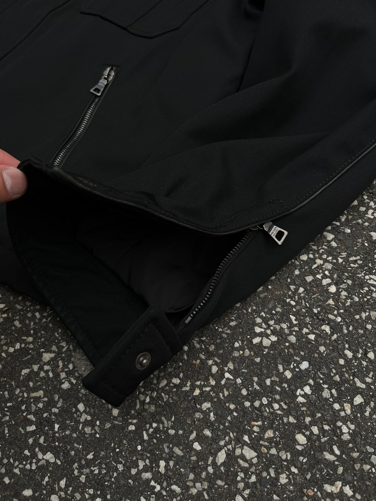 Prada Wool Field Jacket (Black, Str. 54)