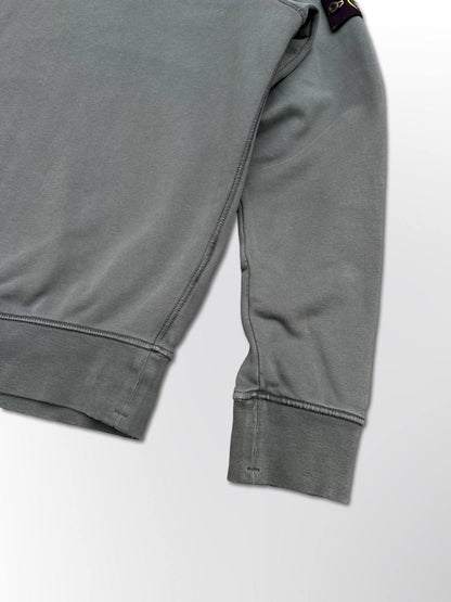Stone Island Sweatshirt Medium Grøn Brugt Crew Neck
