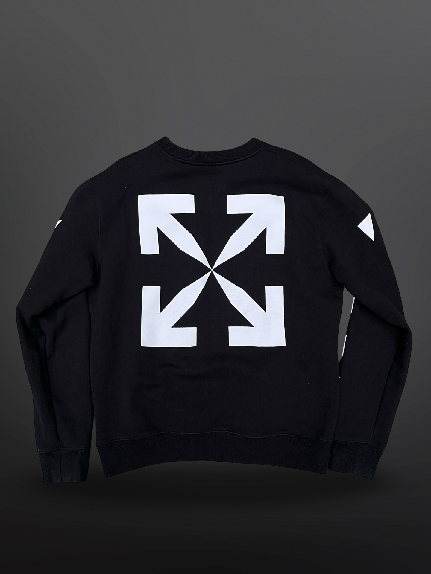 Off-White Mona Lisa Crewneck – Sort Str. XL