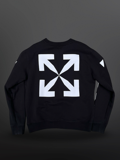 Off-White Mona Lisa Crewneck – Sort Str. XL