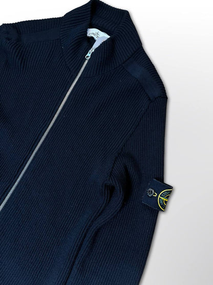 Brugt Used Cardigan Stone Island i Uld i M Medium Sort Black i God Stand