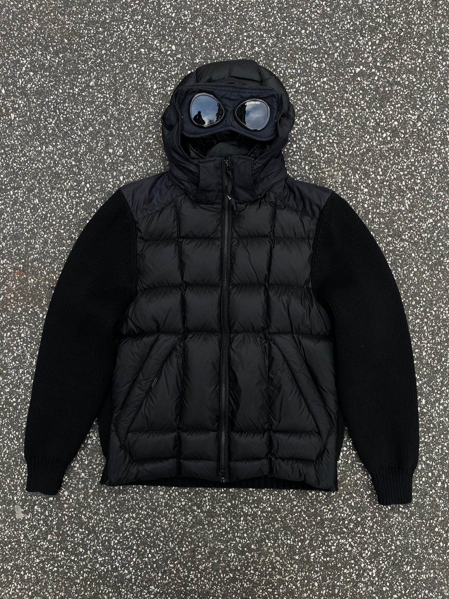 C.P. Company D.D. Shell Goggle Jacket Cardigan Sort M Medium 48