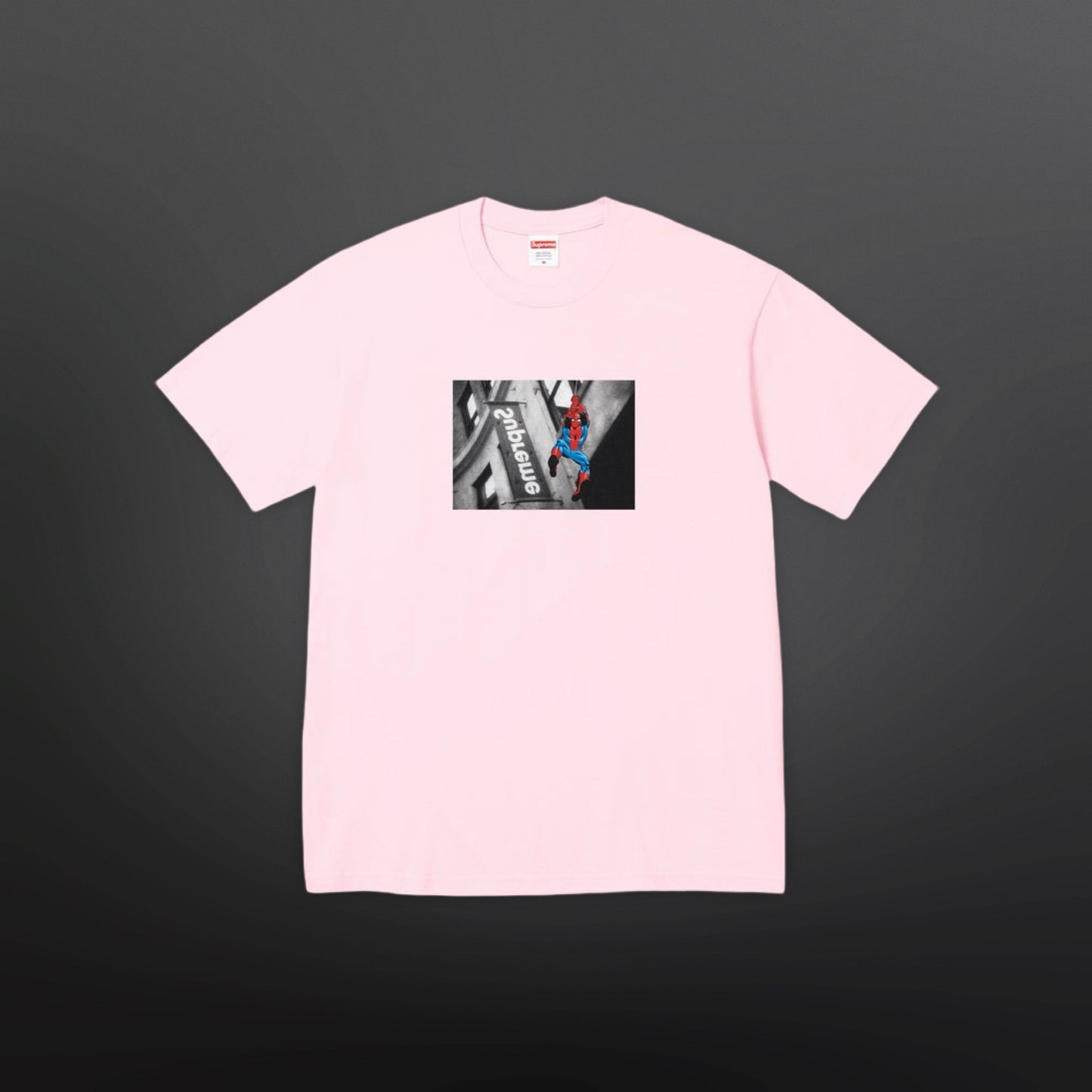 Supreme Spider-Man Tee – Light Pink (Medium)