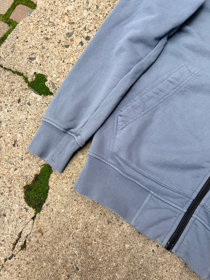 Stone Island Full Zip Hoodie – Dusty Blue – M