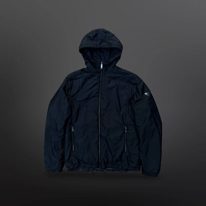 Prada Reversible Hooded Jacket – Black / Grey – XL