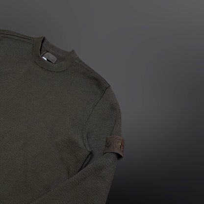 Stone Island Ghost Piece Strik – Khaki Grøn (Str. S / fitter M)