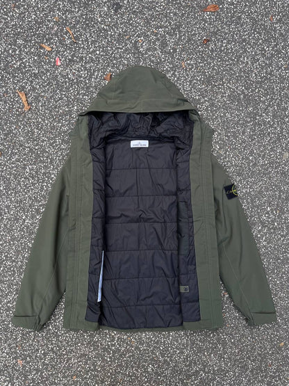 Stone Island Soft Shell-R With Prima Loft Insulation Technology Grøn Green M Medium