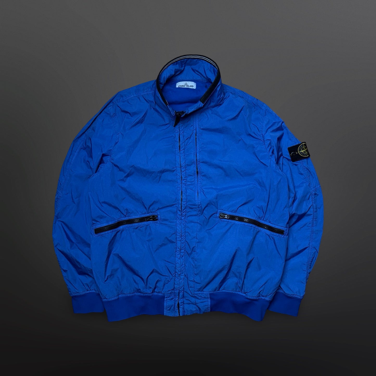 Stone Island Lightweight Nylon Blouson – Blue (XXL, fitter L–XL)
