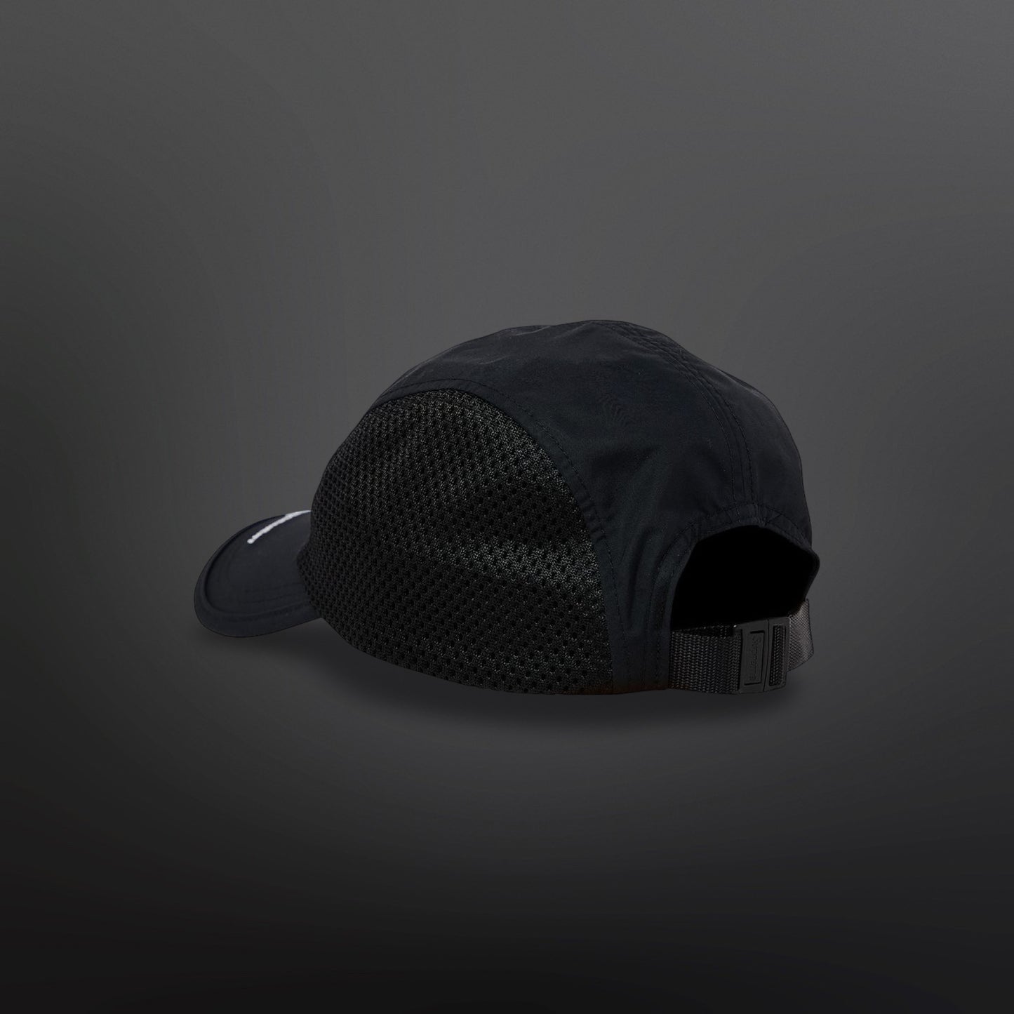 Supreme Mesh Side Panel Camp Cap Black