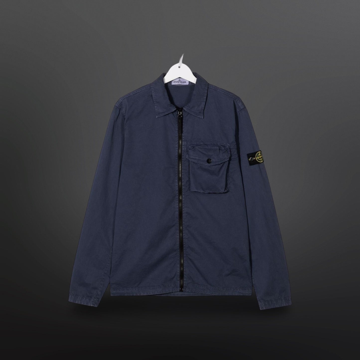 Stone Island Overshirt — Navy — Str. L 7215114WN