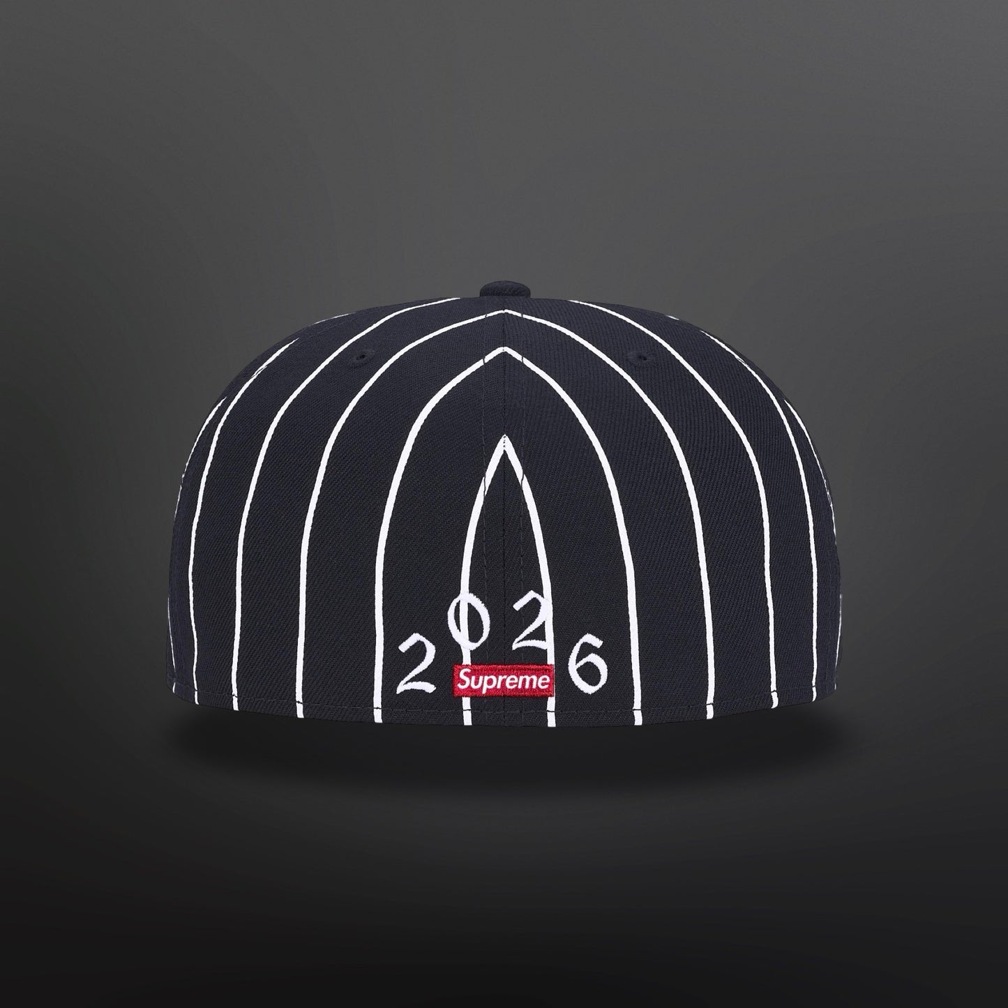 Supreme x New Era Pinstripe Box Logo Cap – 7 1/4