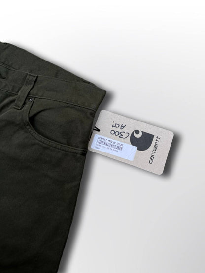 Nye bukser jeans Carhartt WIP Derby pant single knee pant eller simple pant 32 i khaki grøn mørkegrøn