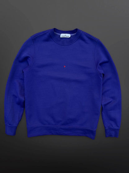 Stone Island Marina Sweatshirt i Navy Small Brugt Som ny