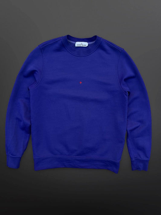 Stone Island Marina Sweatshirt i Navy Small Brugt Som ny