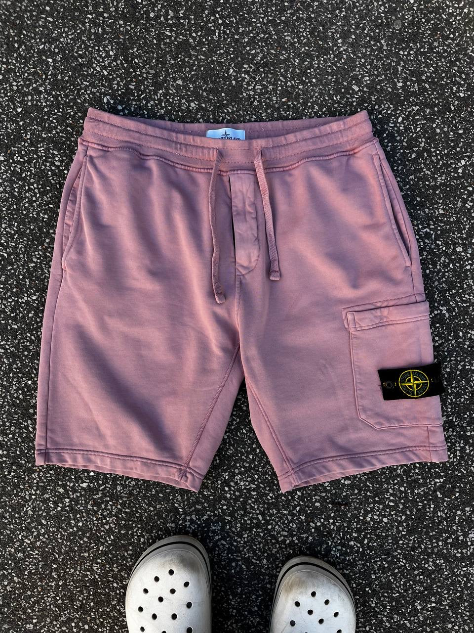 Stone Island Shorts i Rosa L Large Brugt Used