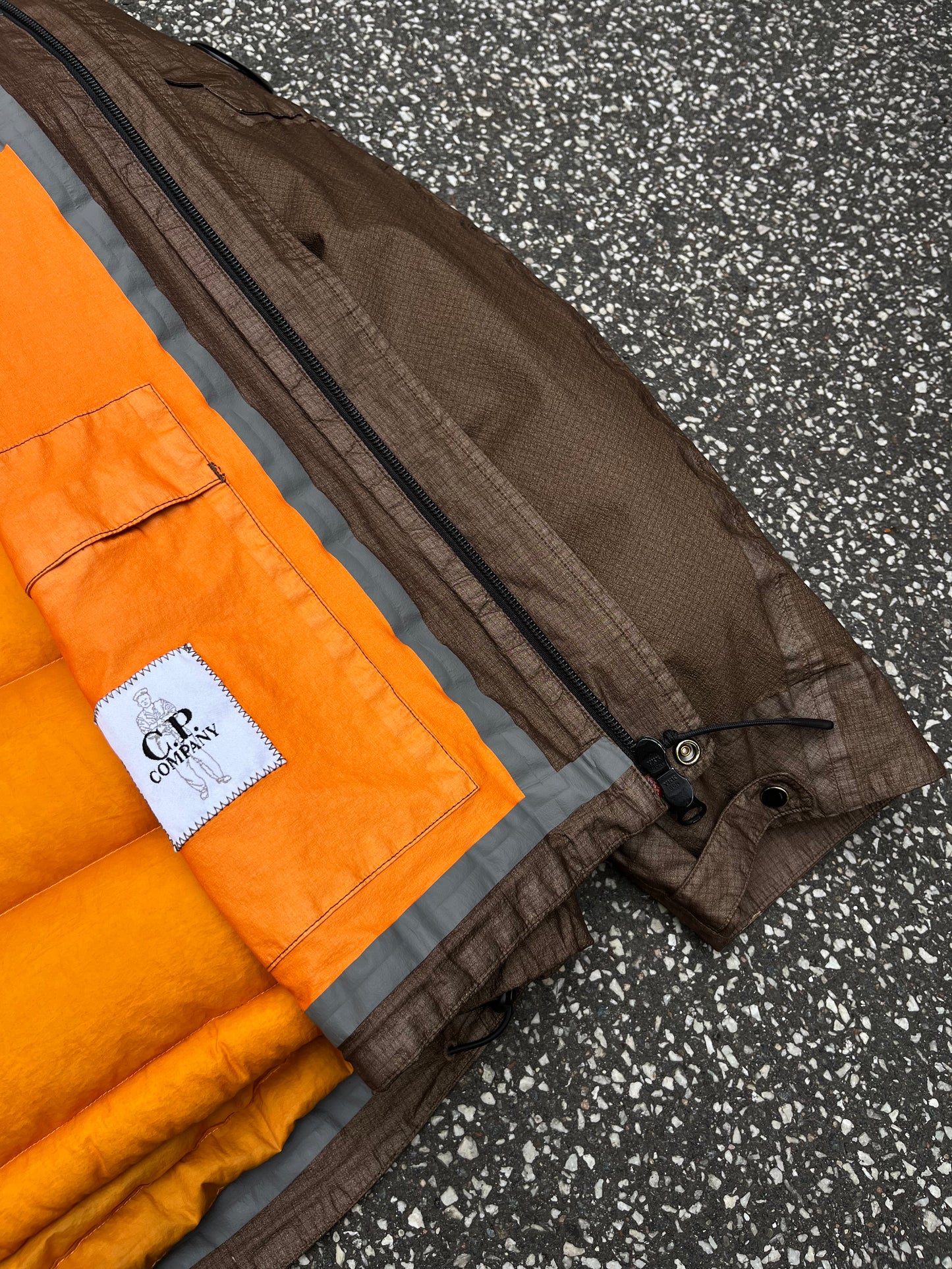 C.P. Company G-Type Gore-Tex Infinium 2-in-1 Jacket Brown Orange, Str. 50