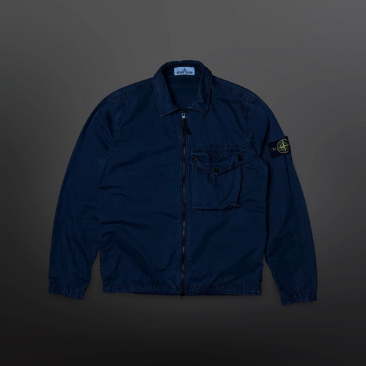 Stone Island Overshirt / Sommerjakke – Navy (Str. M)