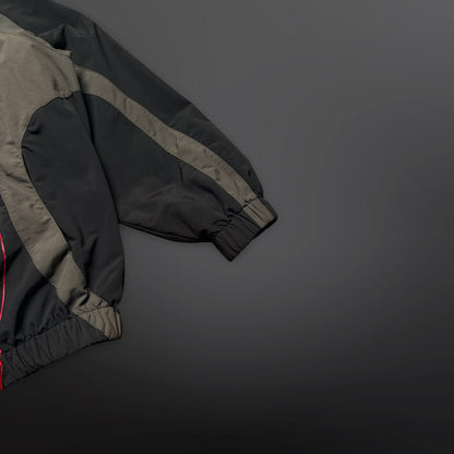 SUPREME WORLD FAMOUS TEAM TRACK JACKET SORT/RØD M Medium