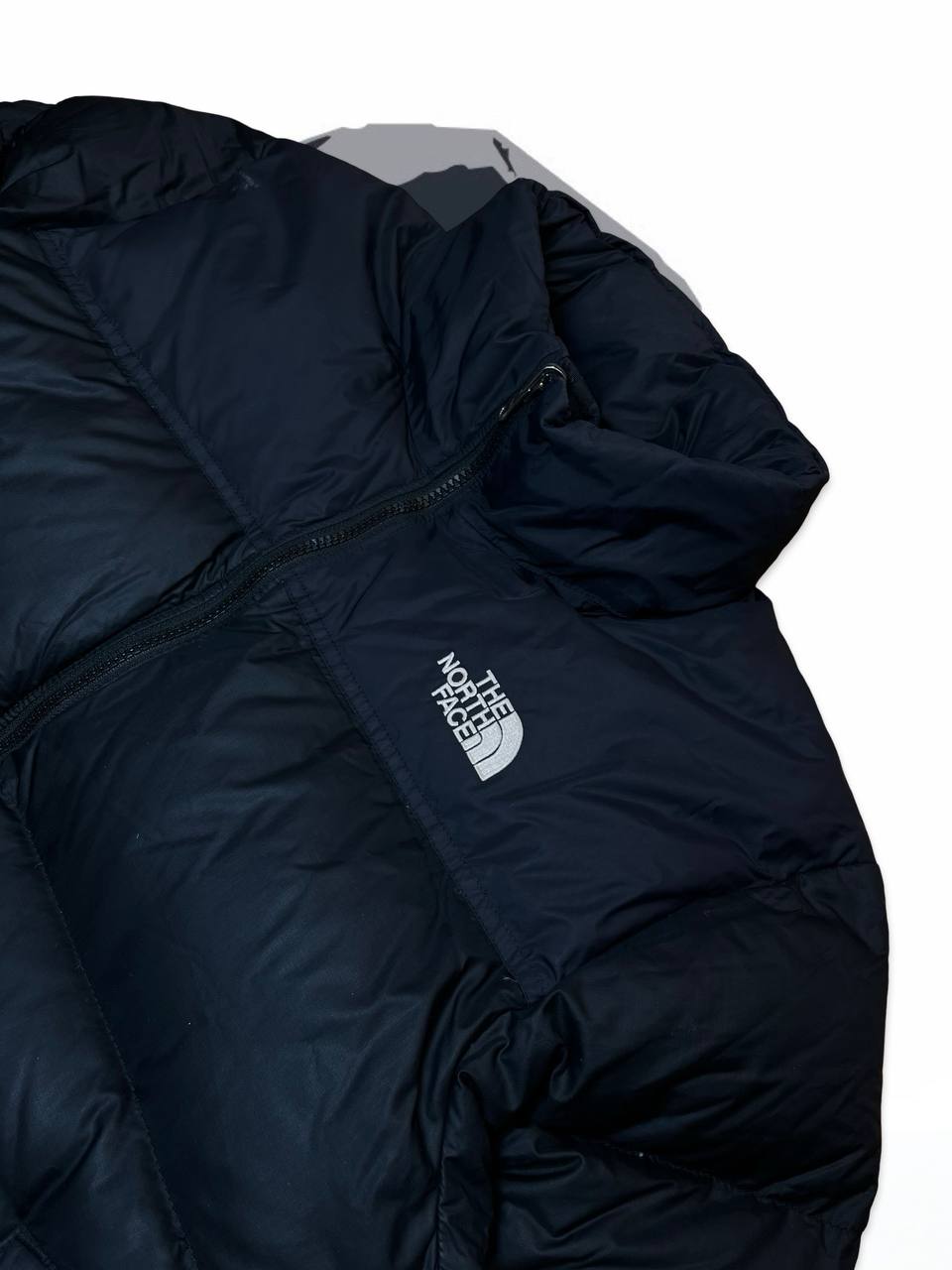 Brugt Used Dunjakke The North Face Nuptse 700 i sort M medium Dame kvinde