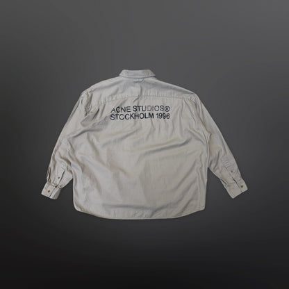 Acne Studios Stockholm 1996 Oversized Shirt – Beige – Large / XL