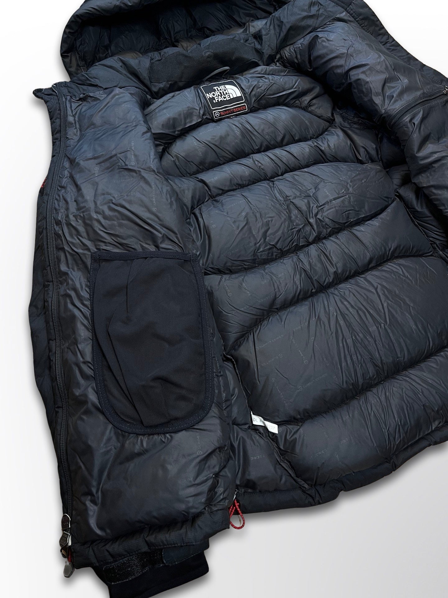Brugt Vinterjakke Dunjakke The North Face Baltoro Summit Series 800 Hyvent Vind og Vandtæt Jakke i Sort S Small dame kvinde